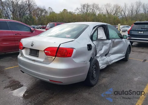 2012 Volkswagen Jetta 2.5L Se из США, поврежденный, VIN 3VWDX7AJ3CM473113